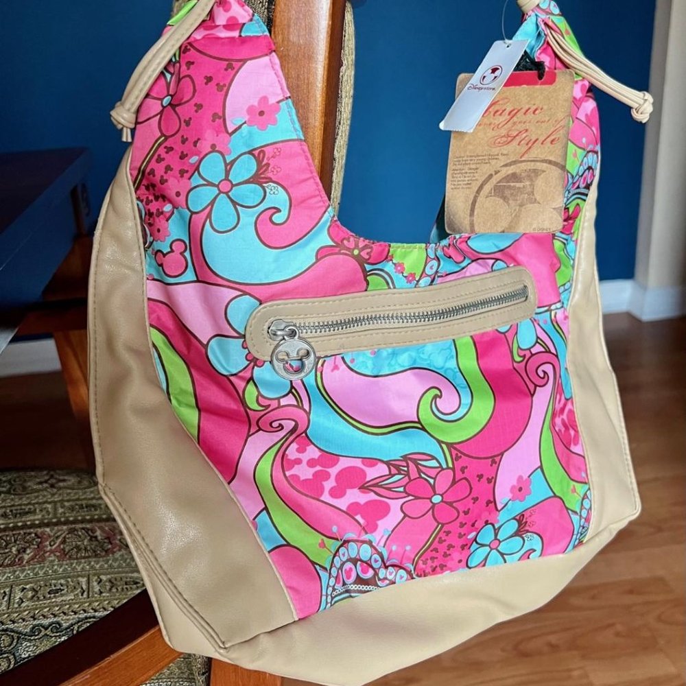 VTG Disney Store Magic Never Goes Out Of Style Hidden Mickey Purse NWT
